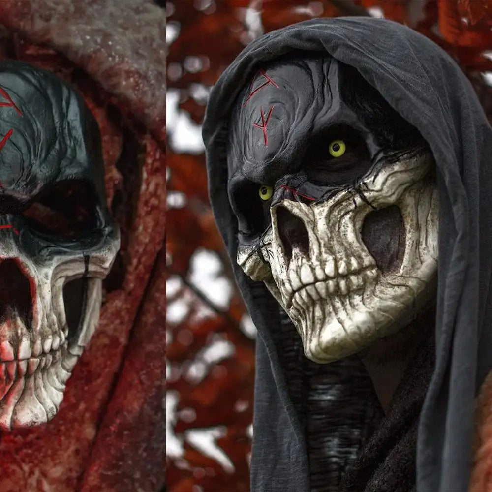 Halloween Scary Skull  Head Mask Cosplay☠️