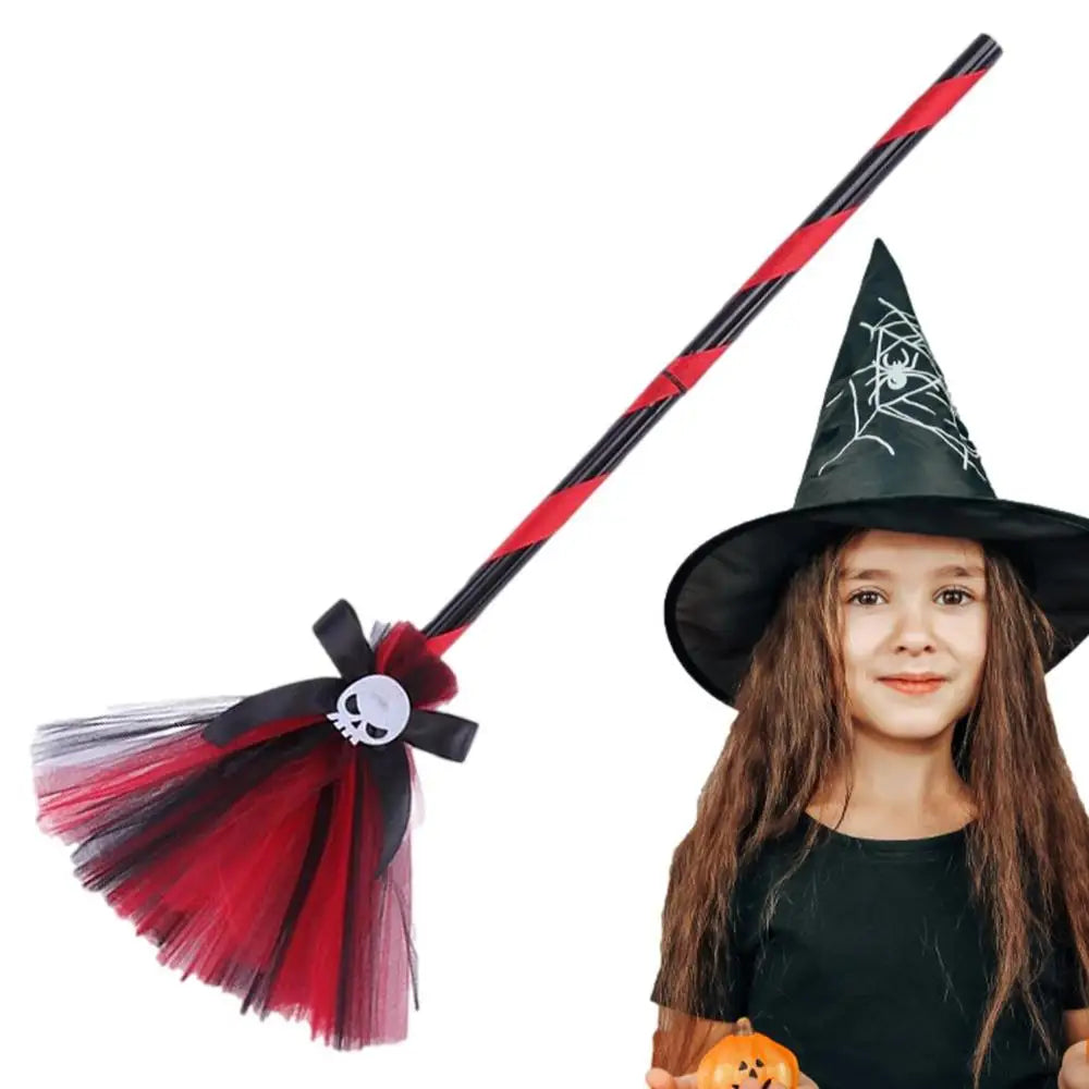 Halloween Witch Hat and Broom
