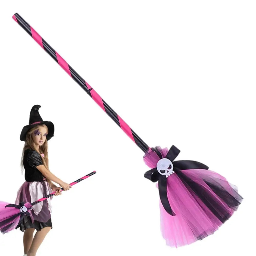 Halloween Witch Hat and Broom