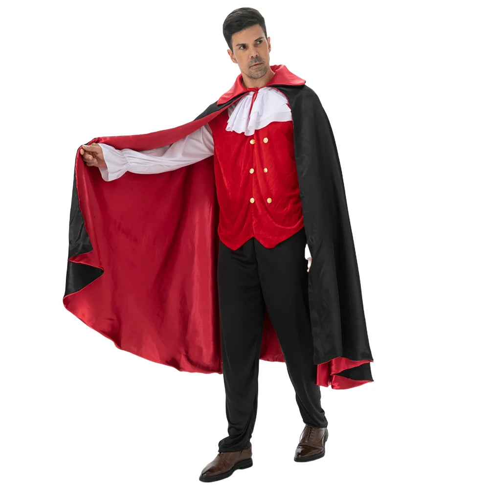 Halloween Vampire Costume Adult Cosplay 🧛‍♂️