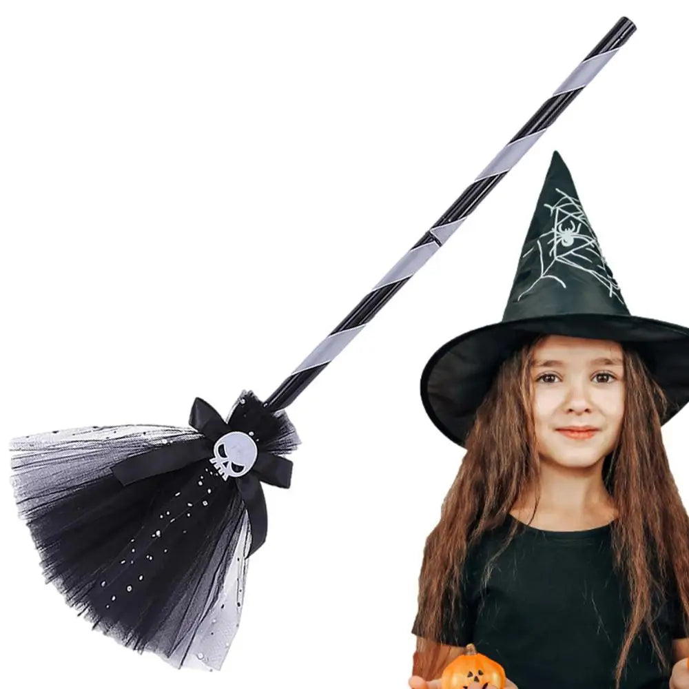 Halloween Witch Hat and Broom