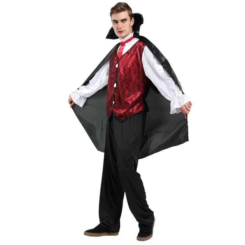 Halloween Vampire Costume Adult Cosplay 🧛‍♂️